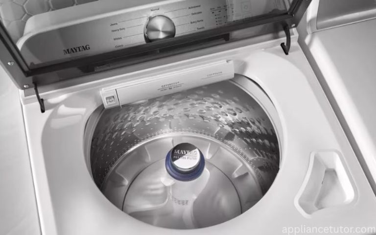 draining washing machine